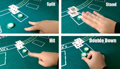 Blackjack common actions