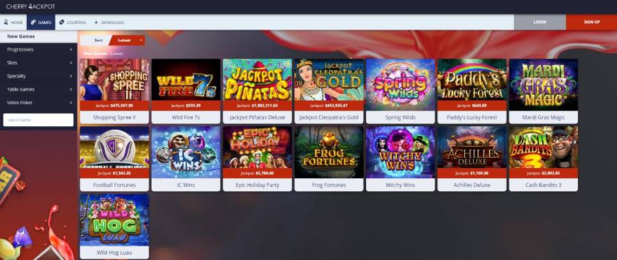 Best Cherry Jackpot games