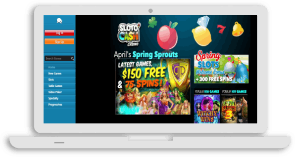 Live dealer games at Slotocash